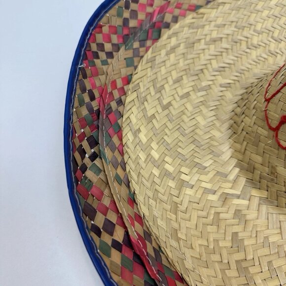 Authentic Jose Cuervo Tequila Straw Sombrero Adult Mexican Hat NEW Cinco De Mayo - Picture 5 of 11